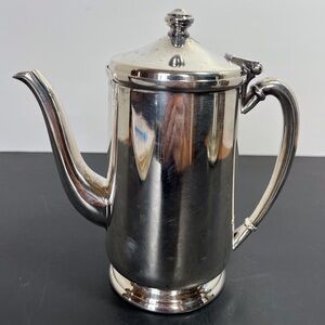 Coffee Pot, International Silver, Stainless Steel 16oz. 1960s